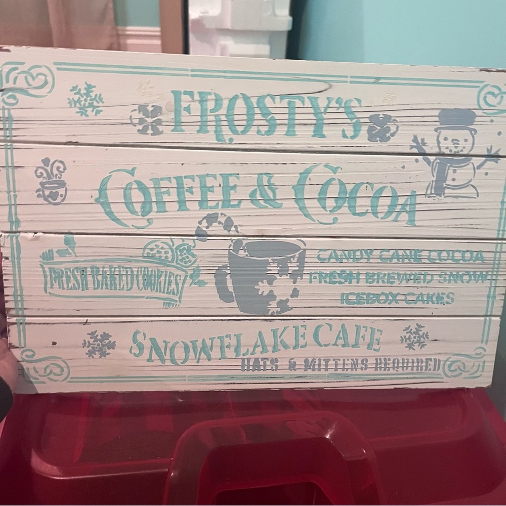 Frosty's Coffee & Cocoa Sign